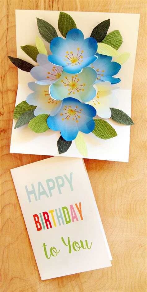 pop up birthday card diy|free printable pop up cards.